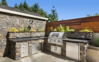 outdoor kitchen