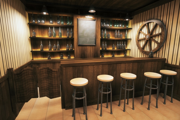 saloon style bar