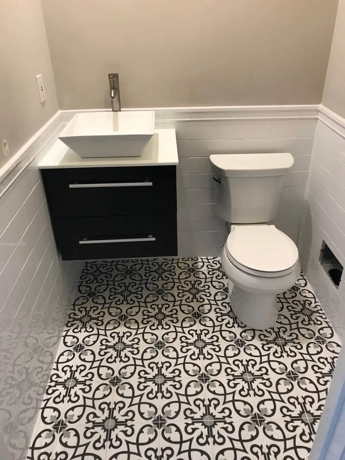 Trueleaf completed bathroom renovation